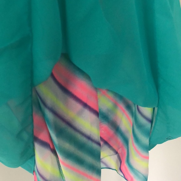 Ocean Pacific Smock Top Reversible Dress Size Medium - Picture 6 of 10